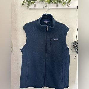 Patagonia Men’s Large Navy Blue Better Sweater Vest